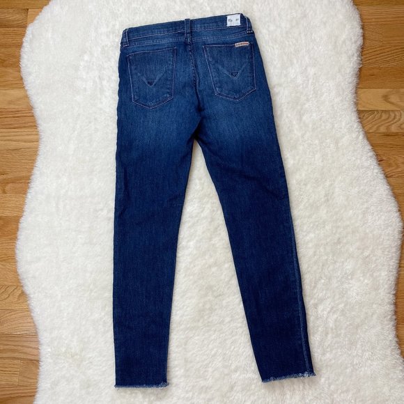 Hudson Jeans Crop Krista Super Skinny Dark Wash Size 27 - Picture 2 of 9